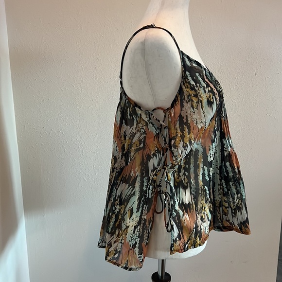 RVCA Flowy Sheer Beach Top - Picture 2 of 6